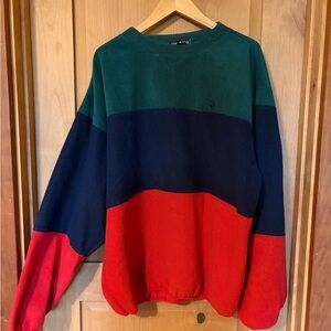 Vintage Nautica Fleece for Men - Red, Green, and Navy
